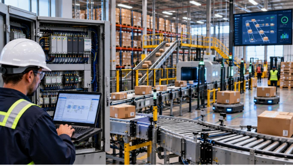 PLC Programming for Brampton’s Automated Warehouses, Conveyors and Production Lines
